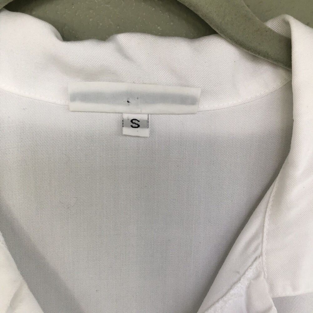 Bryn Walker Button Down Tunic Womens Small White Lyocell Coastal Lagenlook USA - Picture 6 of 15